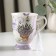 Ceramic mug in gift packaging "Bouquet of lavender", 320 ml, lilac color