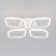Ceiling Citilux "Romb" CL236040R, 4x11.3W, LED, white color