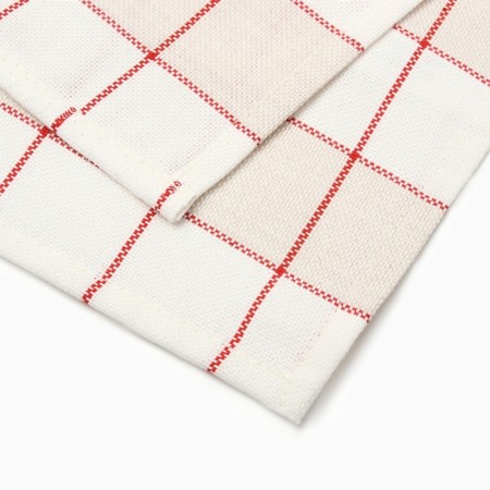 New Year. Apron Ethel "Bright Cage" 60x70 cm, 100% HL, mobbled 186 g/m2-5