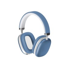 Wireless headphones RX-8, full-size, microphone, BT 5.3, AUX, 400 mAh, blue