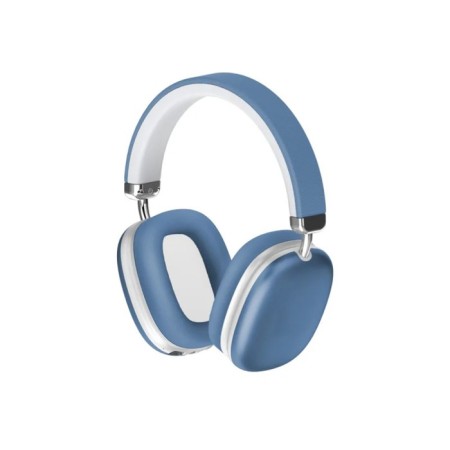 Wireless headphones RX-8, full-size, microphone, BT 5.3, AUX, 400 mAh, blue