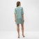 Women's home dress "Coffe", mint color, size 50