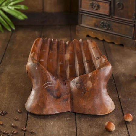 Souvenir tree "Ladushi" brown color 30x20x8 cm-3
