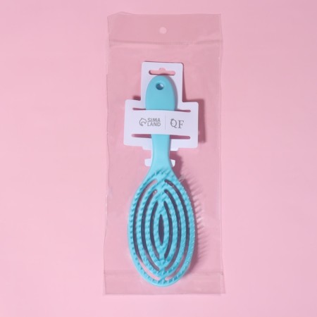 The comb is massage, for drying hair, 7.5 × 23.5 cm, color mix-4