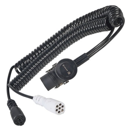 AIRLINE trailer cable, 24V, adapter with 15 contacts on type-n 7 and type-s 7 cont. 5.5m, cast 982803-1