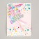Topper "Happy Birthday. Castle with ribbons "