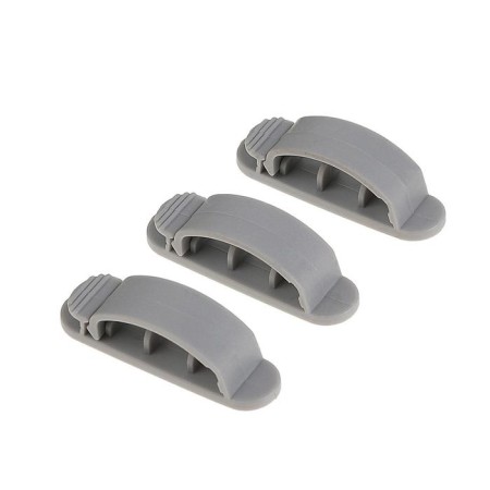 Clamps for wires, 3 pcs, color mix-7