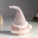 Interior doll "Santa Claus in a pink caftan with a star on a cap" 20x13x34 cm
