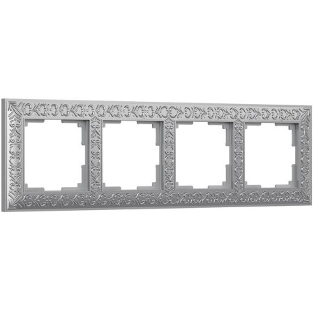Frame for 4 posts WL07-FRAME-04 Matte Chrome color, Plastic material-1