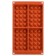 Waffel Classic waffle form, silicone, red