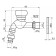 Bronze de Luxe 21982/1 crane, drain, for a bathhouse, with aerator