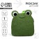 Baby backpack for the girl "Frog", plush