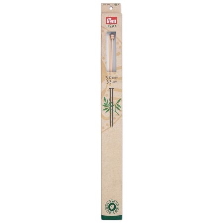 Sleeps are straight, bamboo, 3.0 mm/33cm, 2 pcs
