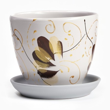 Flower orchid pot 1l with a stand-3