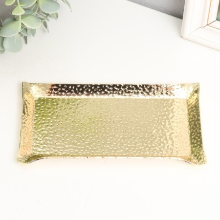 Stand for trifles Metal "Points" gold 17.5x10 cm-1
