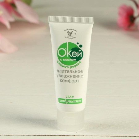 A gel lord o'Kay with tea tree oil, water-based, healing, 15 ml