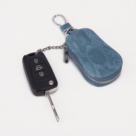 Key of lightning, 5 cm, 1 carbine, blue color