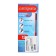 Gel pen, 0.5 mm, red rod, transparent case, with a rubber holder