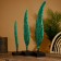 Interior decor "Leaves" Albezia (set 3 pcs) 60.50 and 40 cm