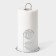 Board for paper towels of the share "Texta", 13.7 × 13.7 × 26, 3 cm, chromium color