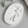 Mold Silicon "Bear and Bow" 1.9x5.8x8 cm