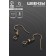 Schwenzi-crush with bead (set of 5 pairs), bronze color