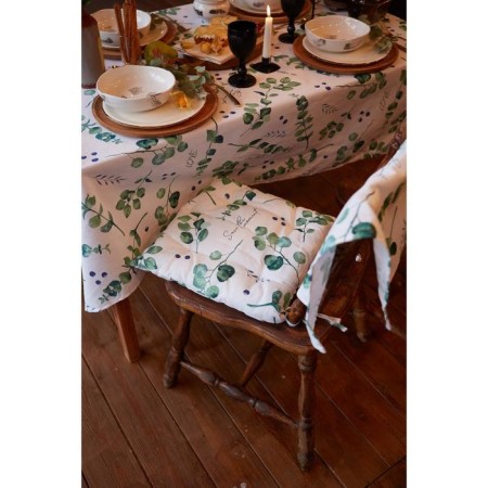 Siddle for a chair "Dolyana" Eucalyptus 42x42x7 cm, 100% cotton, 164 g/m2-5