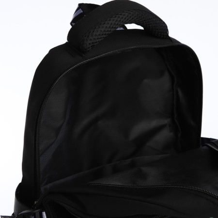 School backpack on lightning, 5 pockets, black color-5