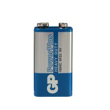 Salt battery GP PowerPlus Heavy Duty, 6F22 (1604C) -1S, 9V, Crohn, Spike, 1 pc.