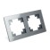 2-seater frame, glass, Catherine series, GFR00-7002-06, graphite