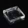 Square candlestick, 10x10x2 cm, with in -depth diameter of 7.7 cm