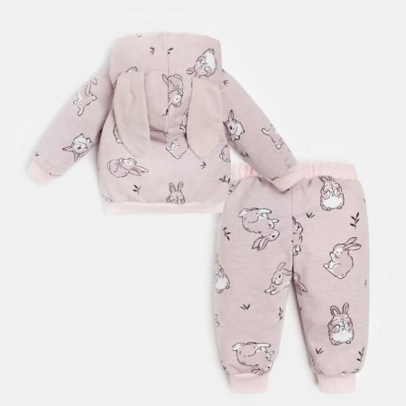 Kit: sweatshirt and pants Kroshka I "Bunny" Growth 62-68 cm-8