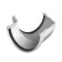 Gutter angle 135 ° PVC D125