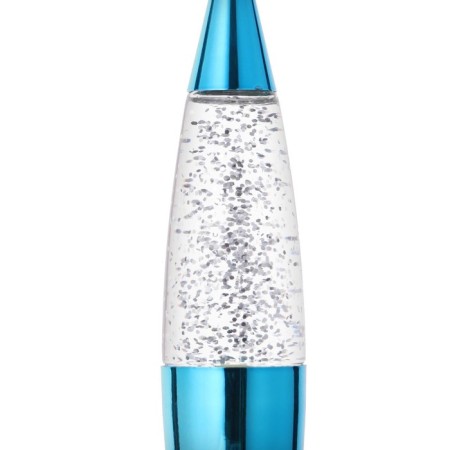 Lumber "Blue Rocket" LED, lava, sparkles, from batteries 3xlr44 19 cm Risalux-7