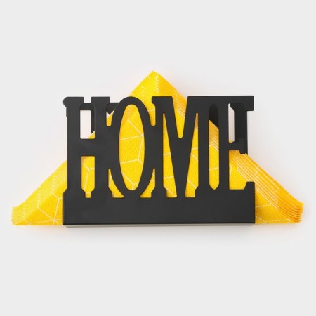 Salvetnik Dolyana Home, 15 × 4 × 10 cm, black color-1