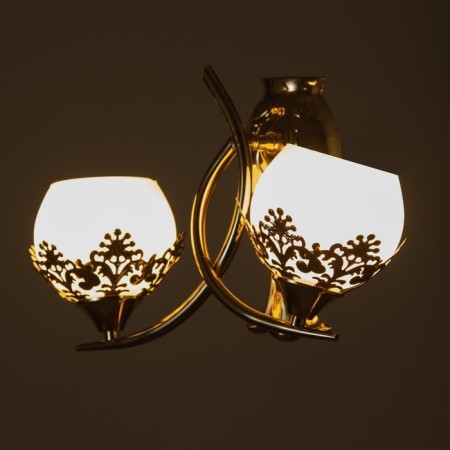 Sconces "Ariadne" 2he27 40W gold 22x17 cm-2