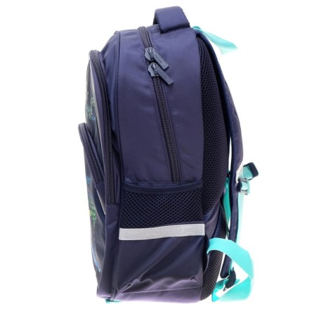 School backpack Hatber Easy "Shooter", 41 x 29 x 16 cm, ergonomic back, blue-3