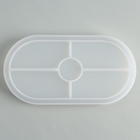 Set for creating a gypsum pallet with paints "Oval"-2