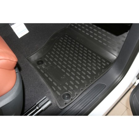 3D mats in the VW Touareg salon 2010-2015, 2015-2016, 4 pcs. (polyurethane)-3