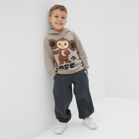 Sweatshirt Children's kaftan Cheburashka r. 34 (122-128 cm)-1