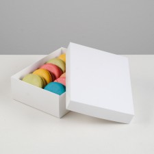 Cardboard box without a window, white, 16.5 x 12.5 x 5.2 cm