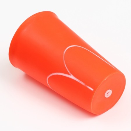 Brying toy "ice cream in a glass" for dogs, 13 x 7 cm, red-2