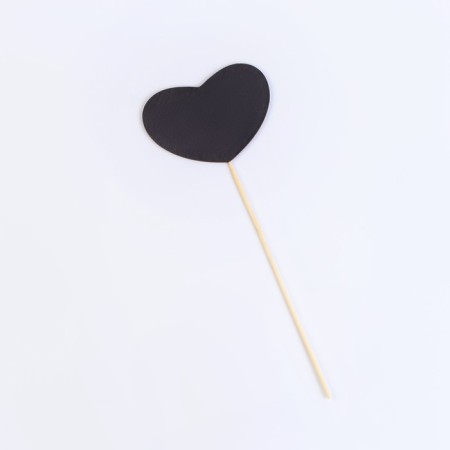 Topper chalk "heart" on a skewer we give beautifully-2