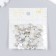 Decor for creativity plastic "Circle" set 40 pcs silver 1x1x0.3 cm