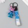 Trick Plastic with carbine, strap "Bunny Cosmonaut" Holography 2.7x3.5x6.4 cm
