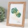 Photo frame plastic 13x18 cm "Double braid" wheat 20.5x15.5x1.1 cm