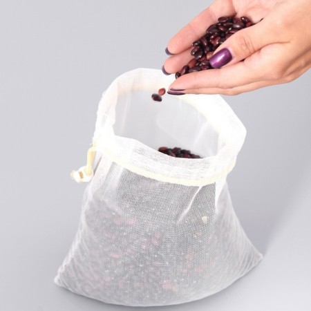 A bag of polyester, 30 × 35 cm, 4 kg, with ties, transparent-4