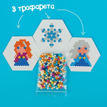 Aquamosaic "Elsa and Anna", cold heart-5