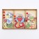 New Year! Set of suspensions in a wooden gift package, 9 pcs.