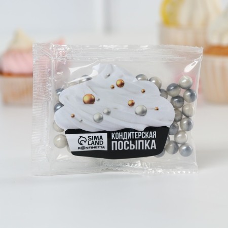 Sprinking confectionery: silver, 25 g.-8